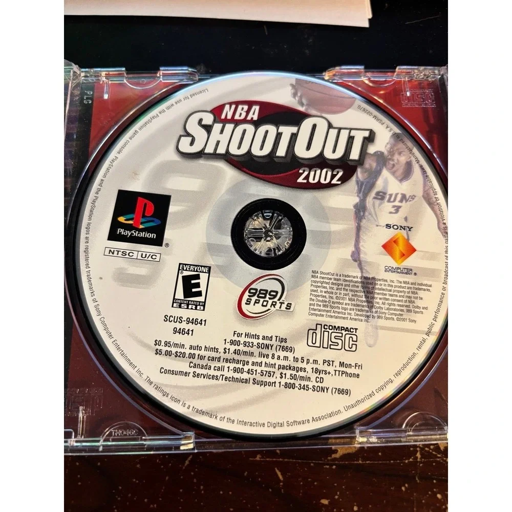 Nba Shootout 2002 (Sony PlayStation 1) CIB. Tested